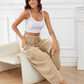 💃 50% Rabatt🔥Freizeithose aus Leinen mit weitem Bein für Damen👖