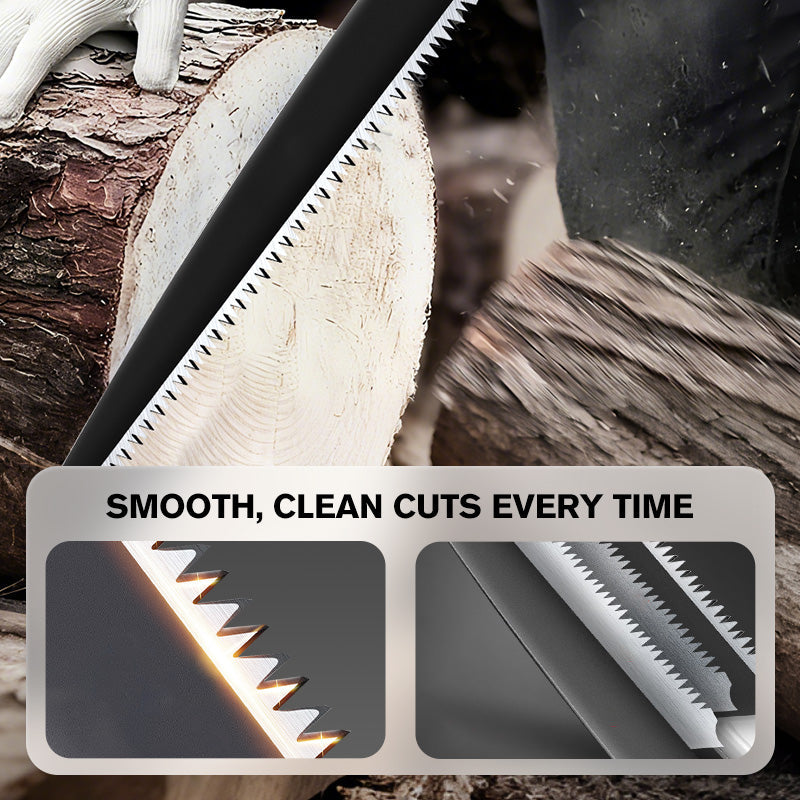 🌿 50% OFF NOW ! ⚡ Lightweight And Sharp Universal Pruning Saw With Sheath – SK5 Steel, Fast Cutting & Ergonomic Grip 🔪