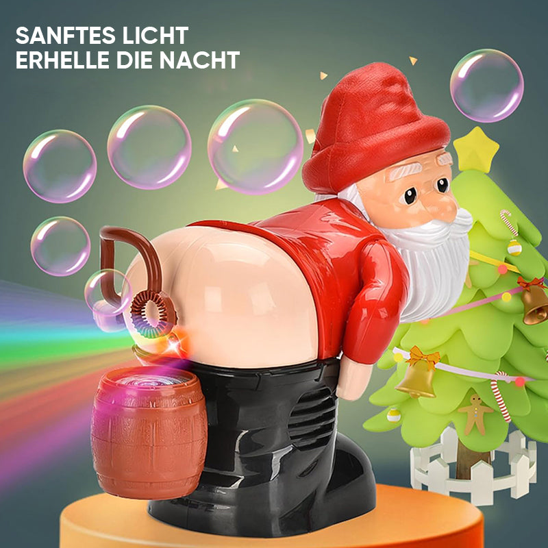 🎅 50% RABATT! 🫧 Weihnachtsmann Seifenblasenmaschine – Festlich & spaßig für Kinder ✨