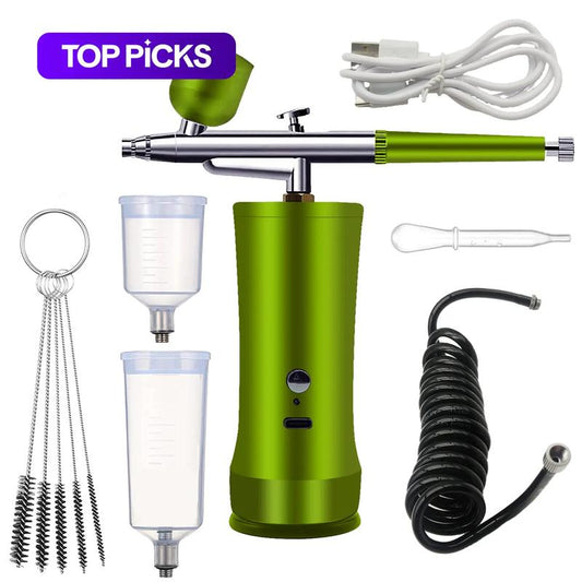 🎨 50% RABATT! 💨 Elektrisches Airbrush-Set mit Kompressor – Leicht zu bedienen, Vielseitige Anwendungen & Leistungsstarker Kompressor 🖌️