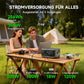 Tragbare Powerstation, 256Wh LiFePO4 Akku, 300W (Max 600W) Solargenerator, <20 ms USV, 100W USB C Ausgang, 3000 Ladezyklen Für Camping Draußen Reisen Notfälle Spieler Festival