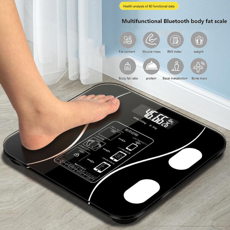 Merschlussverkauf 50% OFF🔥Gewicht & Körperfett Smart Digital Scale🏃‍