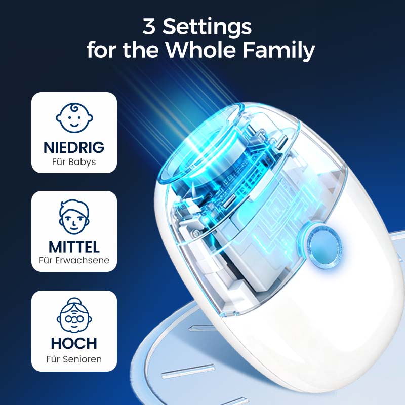 ✨✨Sonderangebot: nur 6,39 € pro Artikelh💅Universelle automatische Nagelfeile für Erwachsene und Kinder👶🔧