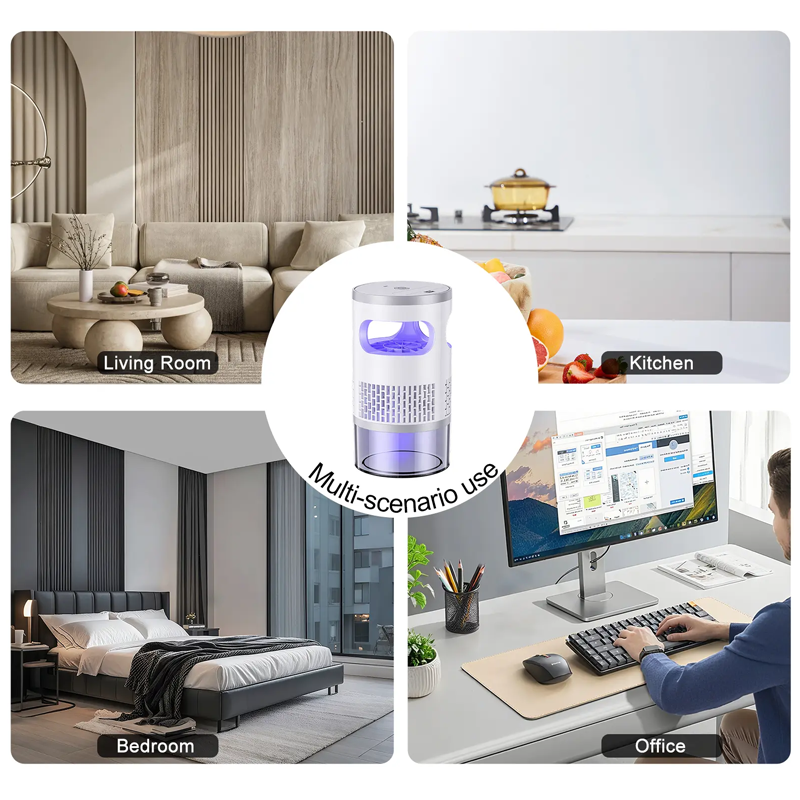 💐 50% RABATT! LED-Insektenvernichter für Innenräume – Leise & sicher für das Schlafzimmer 🛏️🔇【Begrenzter Lagerbestand】