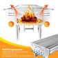 🔥 50% RABATT ! Klappbarer Outdoor-Grill aus Edelstahl – Perfekt für Camping, Garten & BBQ-Partys 🍖