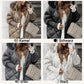 ❄️Winterschlussverkauf❄️Damen Midi-Parka mit Strickärmeln
