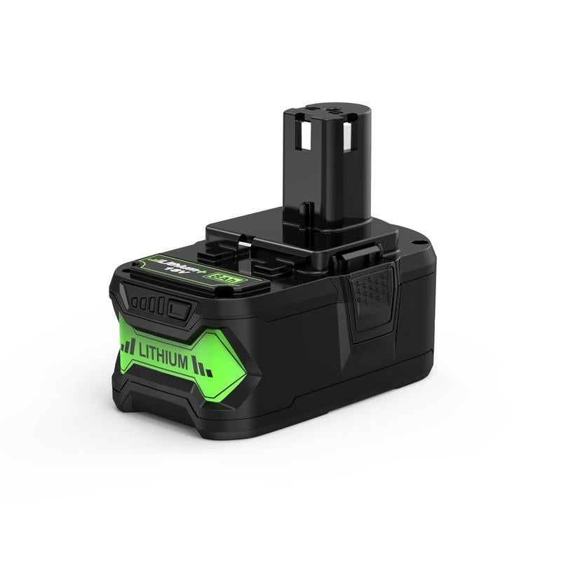 8000-mAh-Ersatzakkus für Ryobi 18 V mit Kontrollleuchte