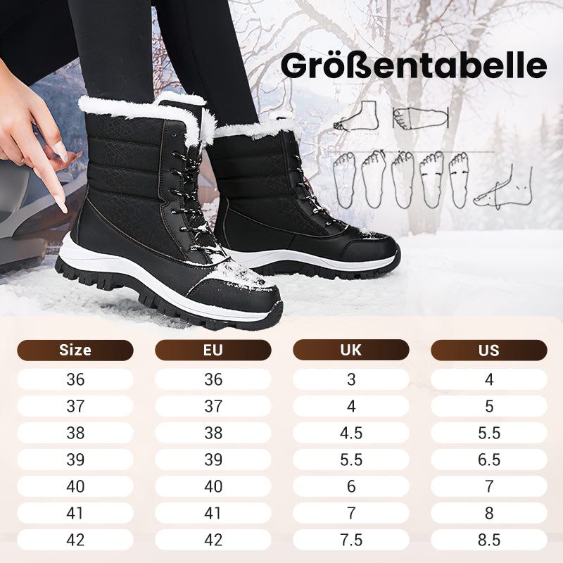 👢 JETZT 49% RABATT! ⏰ Wasserdichte Damen-Winterstiefel – wärmeisolierend und rutschfest, perfekt für Schnee und Kälte ❄️✨