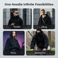 🎁 Heiße Aktion: 50 % Rabatt 🔥 Ninja Zip-Up Hoodie für Herren & Damen – Rundumschutz