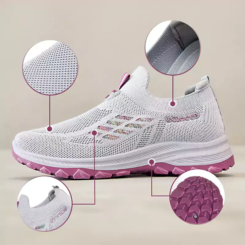 👟 50% RABATT! 🌿 Orthopädische Schuhe – 3-Fach Gewölbestütze, Memory-Schaum & Massage-Einlegesohle Für Optimale Schmerzlinderung 👣
