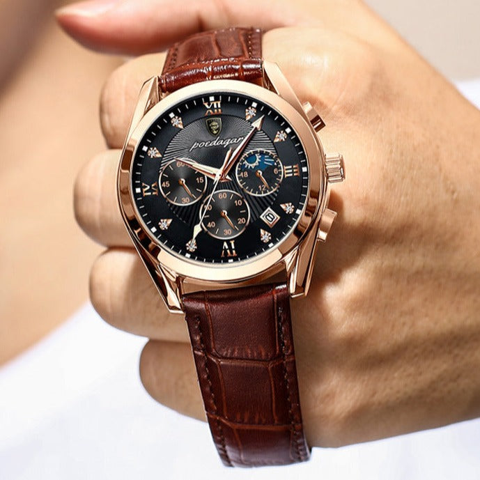 ⌚✨ Senator Esteem Luxusuhr – 61% RABATT! Saphirglas, poliertes Edelstahlgehäuse, veganes Leder – zeitlose Eleganz für den anspruchsvollen Mann. 🔥💎