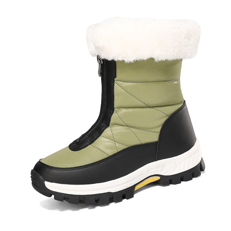 👢Rutschfeste, warme Schneestiefel mit Reißverschluss für Damen✨