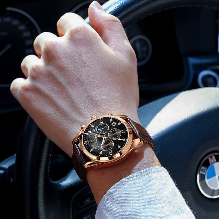 ⌚✨ Senator Esteem Luxusuhr – 61% RABATT! Saphirglas, poliertes Edelstahlgehäuse, veganes Leder – zeitlose Eleganz für den anspruchsvollen Mann. 🔥💎