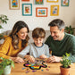 🦄🌈2026 Niedliches Puzzle-Set: Cowboyhut, Pony, Gerahmtes Stapelpuzzle, Unregelmäßig geformtes Holzpuzzle
