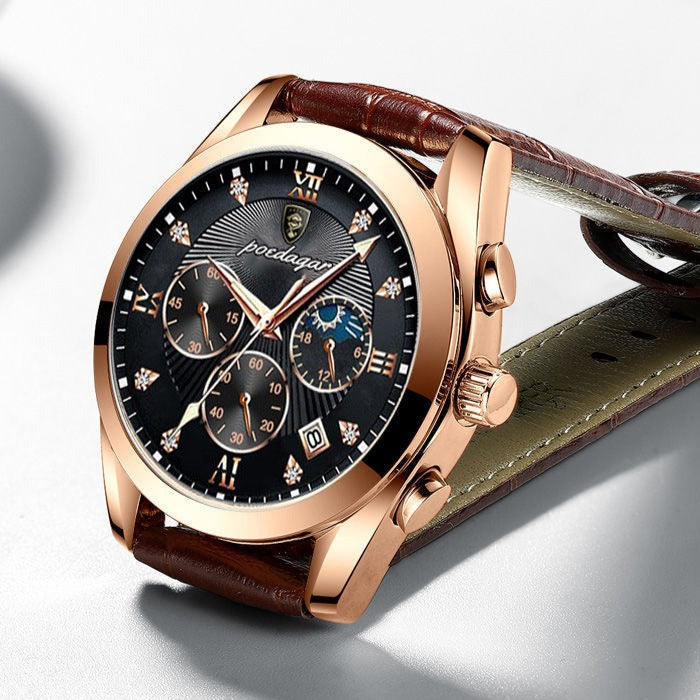 ⌚✨ Senator Esteem Luxusuhr – 61% RABATT! Saphirglas, poliertes Edelstahlgehäuse, veganes Leder – zeitlose Eleganz für den anspruchsvollen Mann. 🔥💎