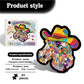 🦄🌈2026 Niedliches Puzzle-Set: Cowboyhut, Pony, Gerahmtes Stapelpuzzle, Unregelmäßig geformtes Holzpuzzle