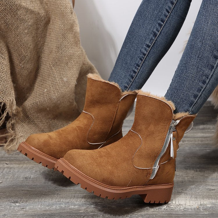 Damen-Winter-Fleece-Schneestiefel⚡Neu eingetroffen Sale-49 % Rabatt