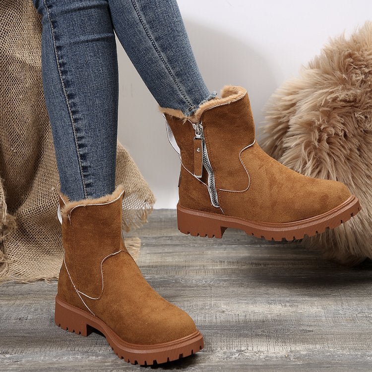 Damen-Winter-Fleece-Schneestiefel⚡Neu eingetroffen Sale-49 % Rabatt