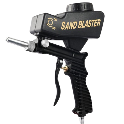 🛠️ 50% RABATT! 💨 Druckluft-Sandstrahlpistole – Tragbar für Rost & Oberflächen ✨