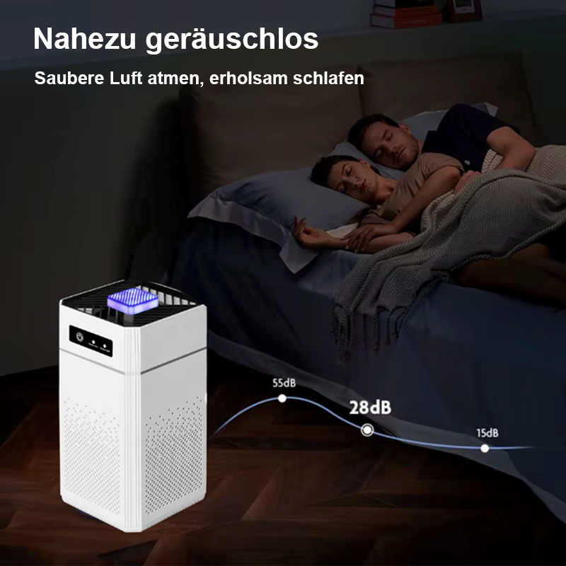 Multifunktions-Luftreiniger - Mit Echtzeit-Luftanalyse - Automatische Filterung - Luftqualitätssensor & Automatikmodus