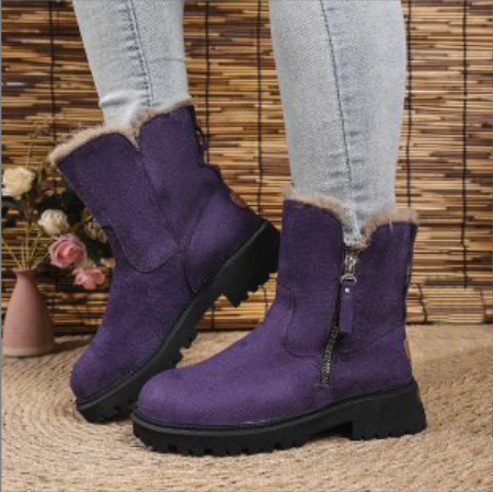 Damen-Winter-Fleece-Schneestiefel⚡Neu eingetroffen Sale-49 % Rabatt