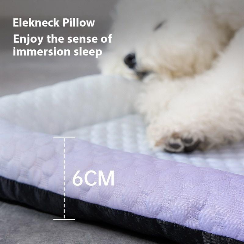 Kühlmatte für Hunde und Katzen – „Ice Silk“ Sommer-Kühlbettdecke in Farbverläufen, atmungsaktives, weiches Schlafkissen für Innenböden, Sofas und Autofahrten, waschbar, in verschiedenen Größen erhältlich