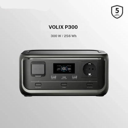 Tragbare Powerstation, 256Wh LiFePO4 Akku, 300W (Max 600W) Solargenerator, <20 ms USV, 100W USB C Ausgang, 3000 Ladezyklen Für Camping Draußen Reisen Notfälle Spieler Festival