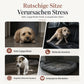 Weiches Plüsch-Haustierbett in Stuhlform, warmes und gemütliches Schlafnest für Katzen und kleine Hunde