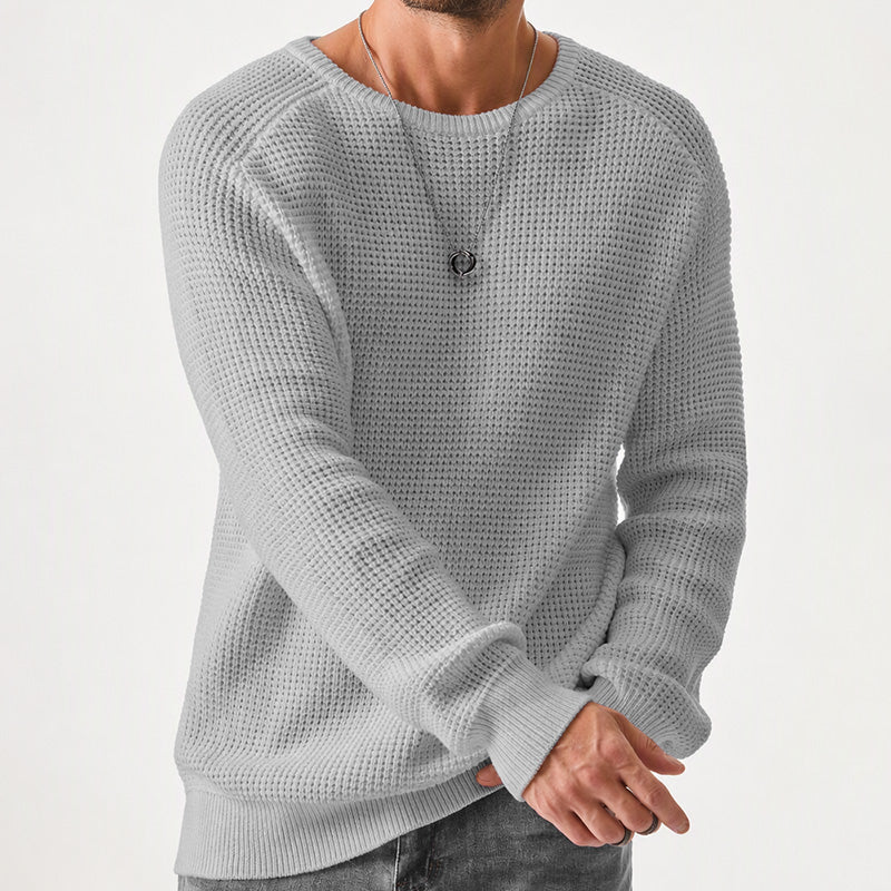 Pullover mit Rundhalsausschnitt und langen Ärmeln
