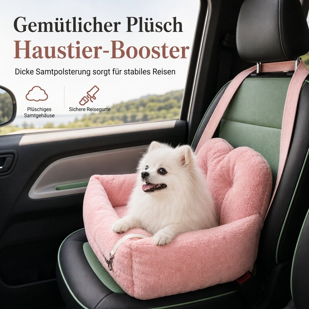 Weiches Plüsch-Haustierbett in Stuhlform, warmes und gemütliches Schlafnest für Katzen und kleine Hunde