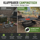 🏕️50% RABATT! 🪑 Tragbarer Campingtisch – Klappbar, stabil & schnell aufgebaut – Ideal für Camping, Picknick & Strand ☀️