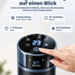🔥[Nur 1 kWh pro Woche] Premium 3D-Kamin Heizlüfter | 3 Sek. Schnellheizung | A+++ KI-Energiesparmodus