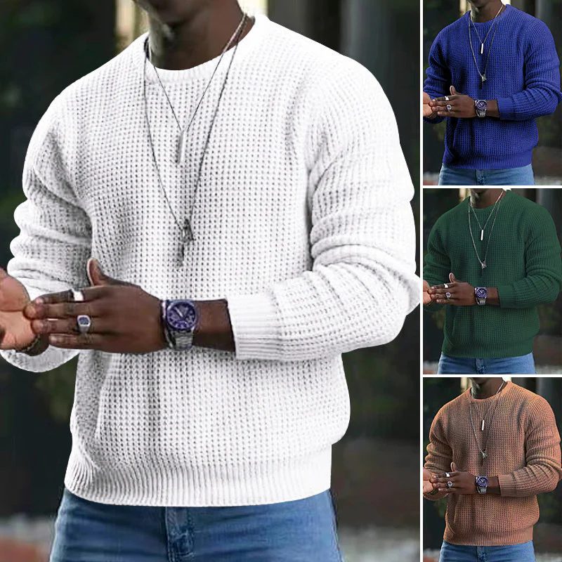 Pullover mit Rundhalsausschnitt und langen Ärmeln