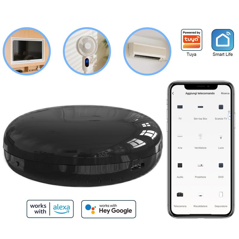 WLAN-Alexa-IR-Universalfernbedienung für Smart Home, All-in-One-Hub, Steuerung per App oder Sprachbefehl