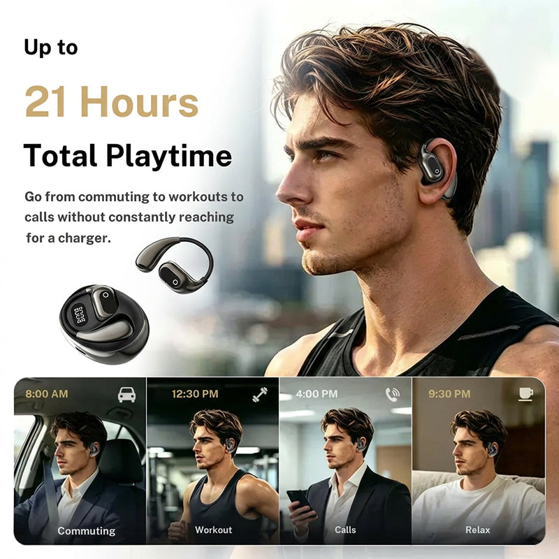 Ki Übersetzungs-Kopfhörer – Echtzeit-Übersetzung in 134 Sprachen mit App, Bluetooth 6.0, Kabellose Earbuds für Musik & Anrufe, IPX5 Wasserdicht, Lange Akkulaufzeit