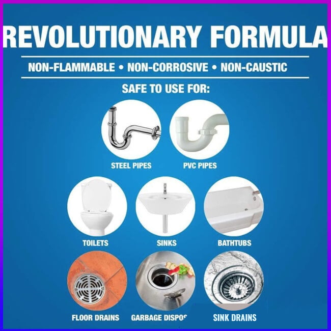 ⌛50 % Rabatt! 1 kaufen, 1 gratis dazu!🔥💦Kraftvoller Spülbecken- und Abflussreiniger🚰