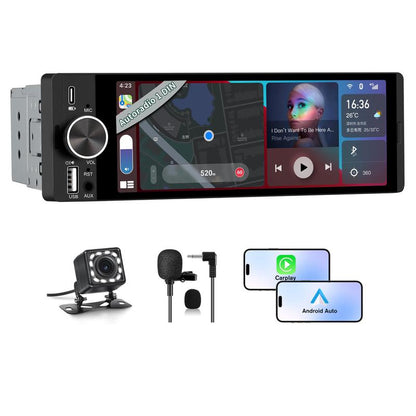 6,36-Zoll-Smart-Touchscreen (kabellos) | Bluetooth | Sprachsteuerung | HD-Multimedia-Bildschirm