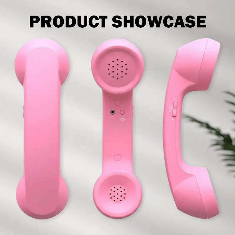 🎄Weihnachtsangebot📞Retro-Telefonhörer für iPhone & Android – Vintage-Hörer mit Typ-C, HD-Mikrofon & Lautsprecher