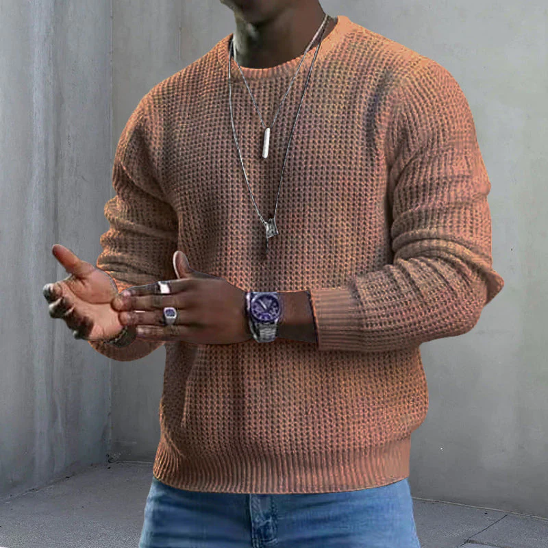 Pullover mit Rundhalsausschnitt und langen Ärmeln