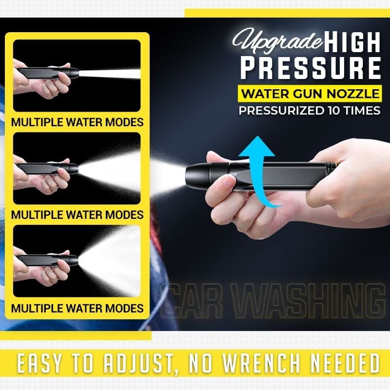 🚿60 % RABATT – Hochdruckreiniger für Auto und Garten! 💦🚗 10x leistungsstärker, 8 Sprüheinstellungen & extrem robustes Metallgehäuse