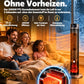 🔥[Nur 1 kWh pro Woche] Premium 3D-Kamin Heizlüfter | 3 Sek. Schnellheizung | A+++ KI-Energiesparmodus
