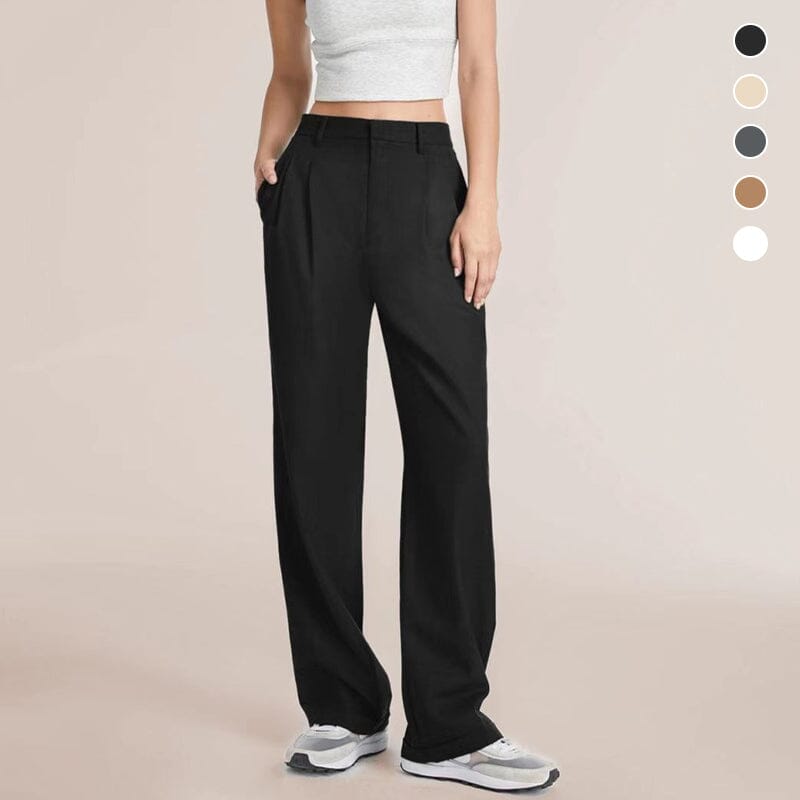 ✨🔥Die mühelos taillierte Hose mit weitem Bein💞