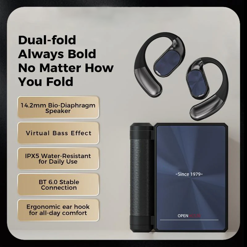 Zeitlich begrenztes Angebot: 50 % Rabatt ✨ Kabellose Kopfhörer mit Geräuschunterdrückung und Bluetooth 6.0 🥤, extrem lange Akkulaufzeit von 145 Stunden 🥳, IPX5-zertifiziert für den Sport 🚲