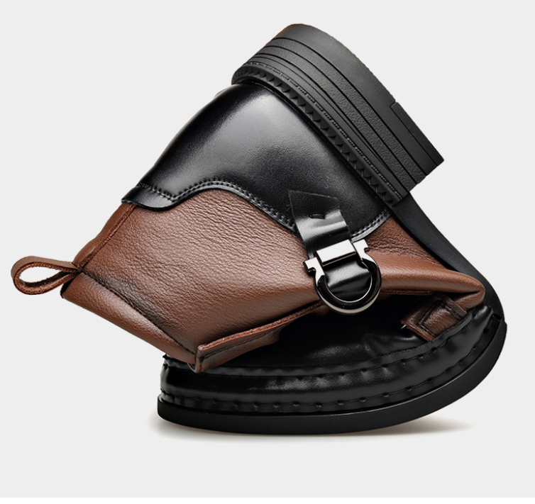 🏆58% RABATT👞Herren-Stiefeletten aus echtem Leder