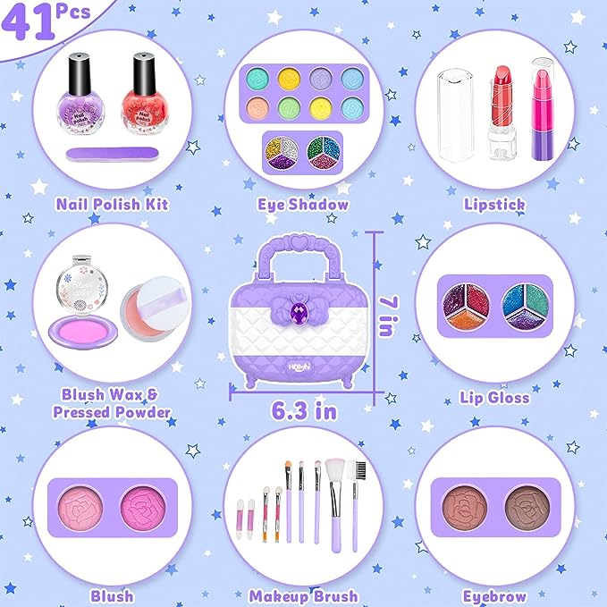Waschbares Make-up-Schönheitsset für Kinder