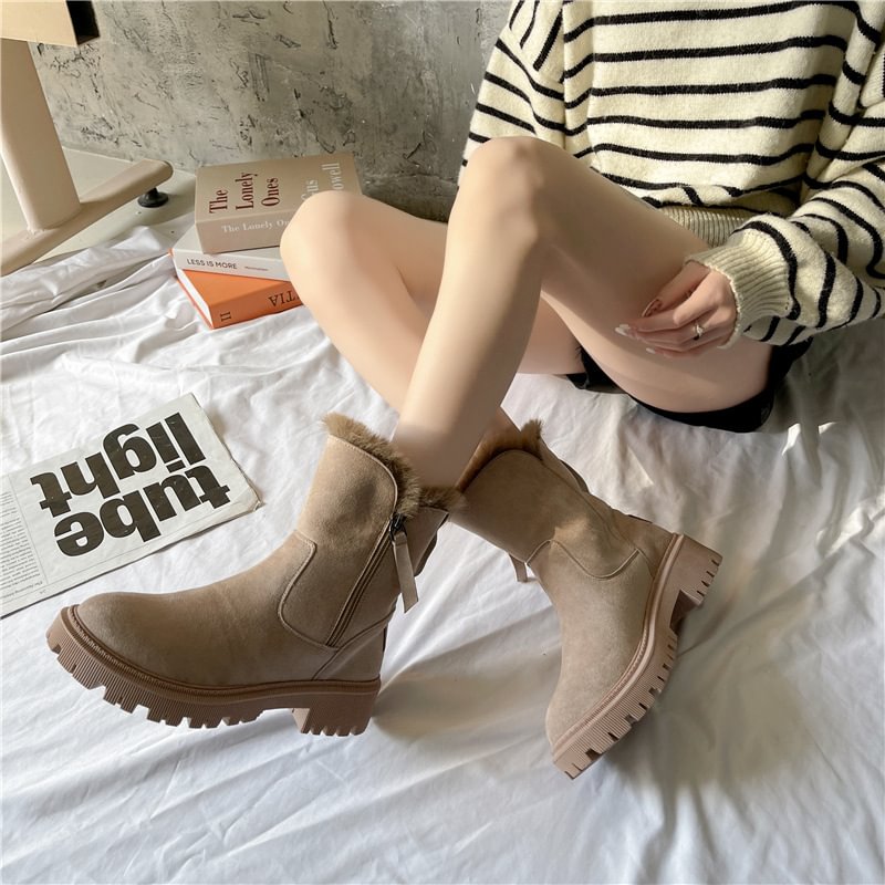 Damen-Winter-Fleece-Schneestiefel⚡Neu eingetroffen Sale-49 % Rabatt