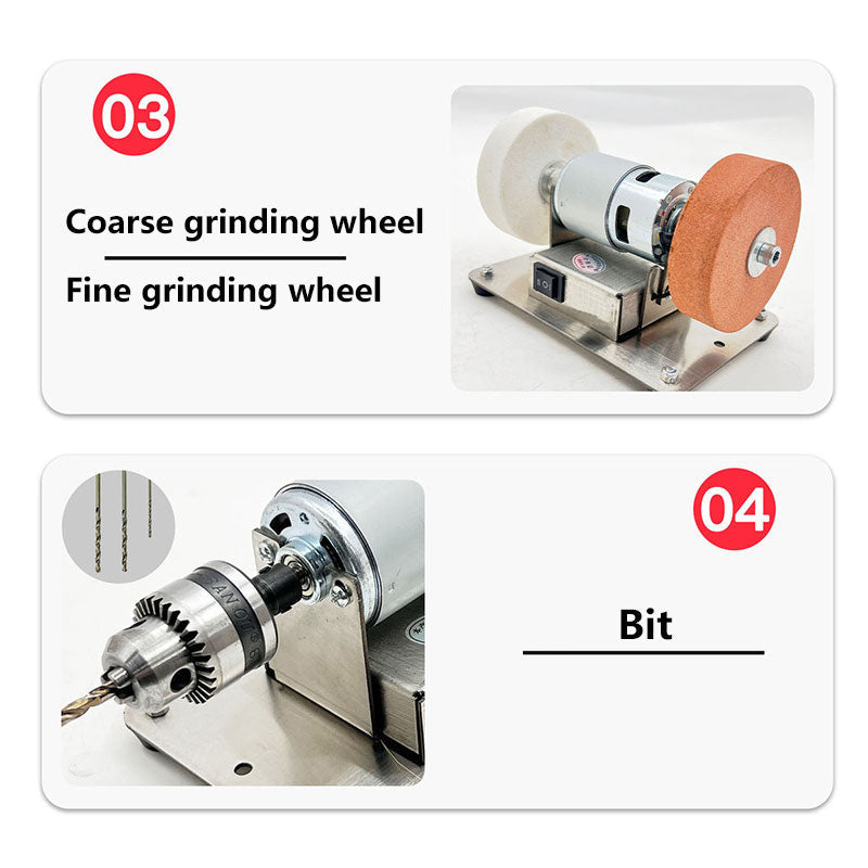 🎁 Bestseller – 50 % Rabatt⏳ Vielseitige, kompakte, brandneue elektrische Tischschleifmaschine