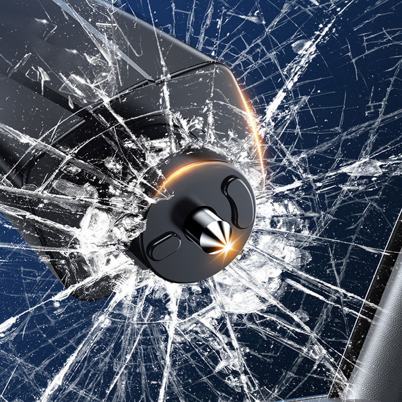 Notfall-2-in-1-Autofensterbrecher-Werkzeug-Schlüsselanhänger Erfolg