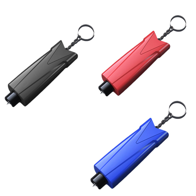Notfall-2-in-1-Autofensterbrecher-Werkzeug-Schlüsselanhänger Erfolg
