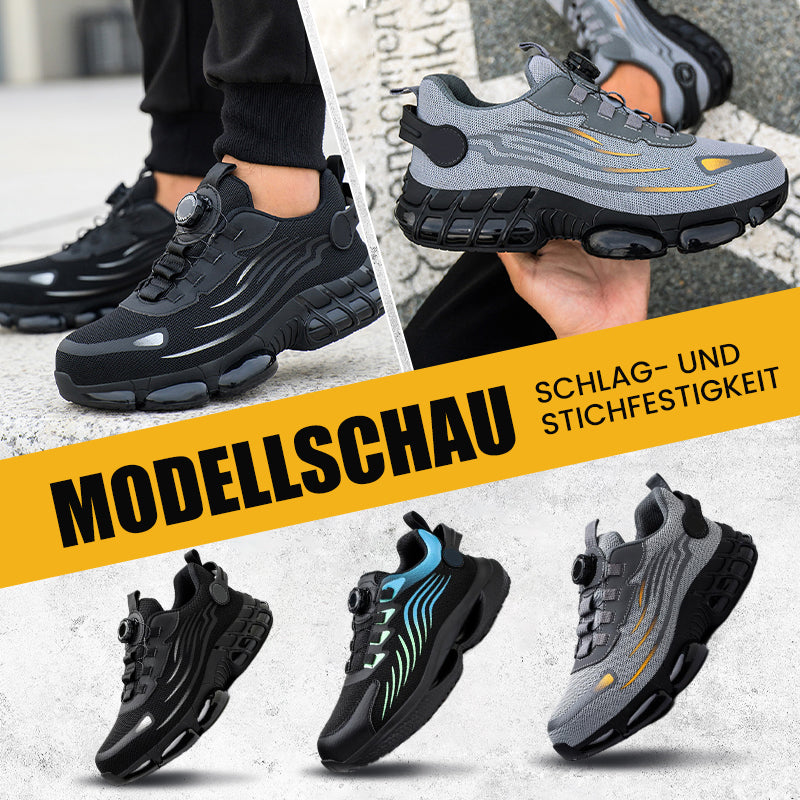 🔥 2026 HEISSER VERKAUF 60% RABATT! 🔥Schlag- und stichfeste Sicherheitsschuhe mit Drehknopf